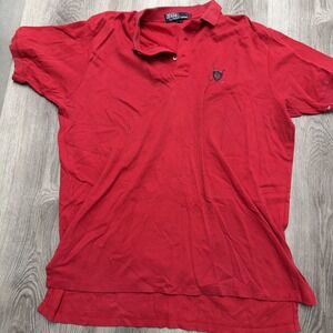 Polo By Ralph Lauren Red Polo Hockey Logo Size XL